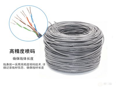 工廠直銷CAT5E純無氧銅網線 從裸線到百米跳線的專業選擇